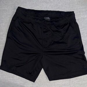Cuts Clothing Black Athletic Shorts